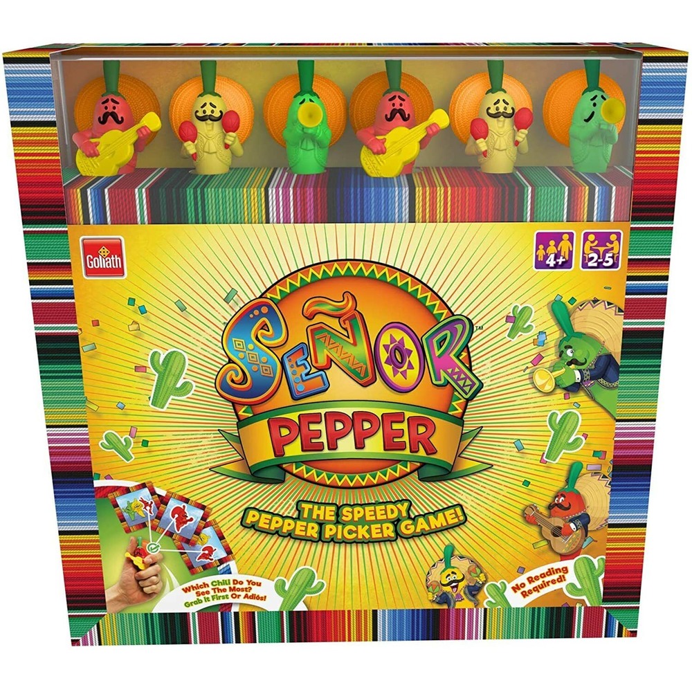 Senor Pepper - The Speedy Pepper Picker Game by Goliath, Multicolor